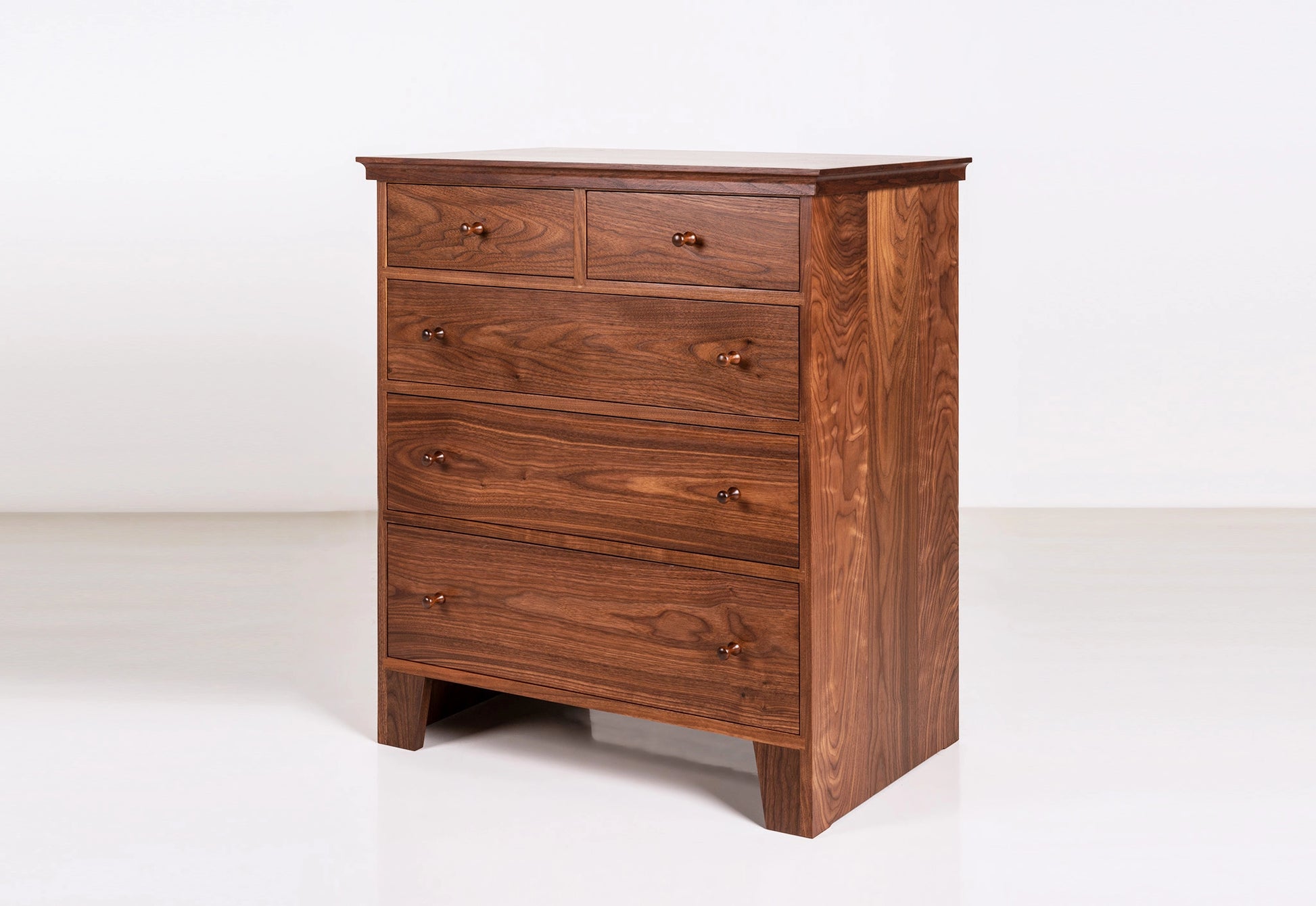 Five Drawer Dresser Walnut