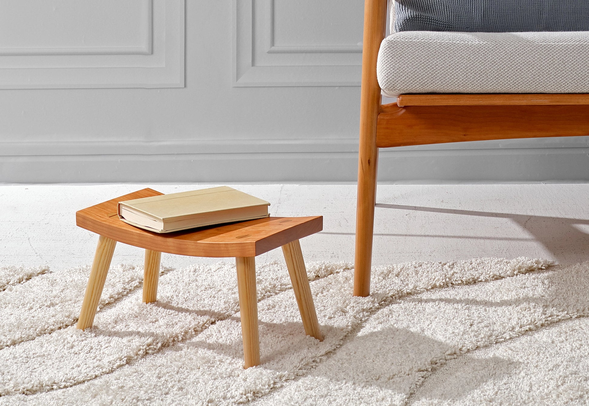 Crescent Foot Stool – Thos. Moser