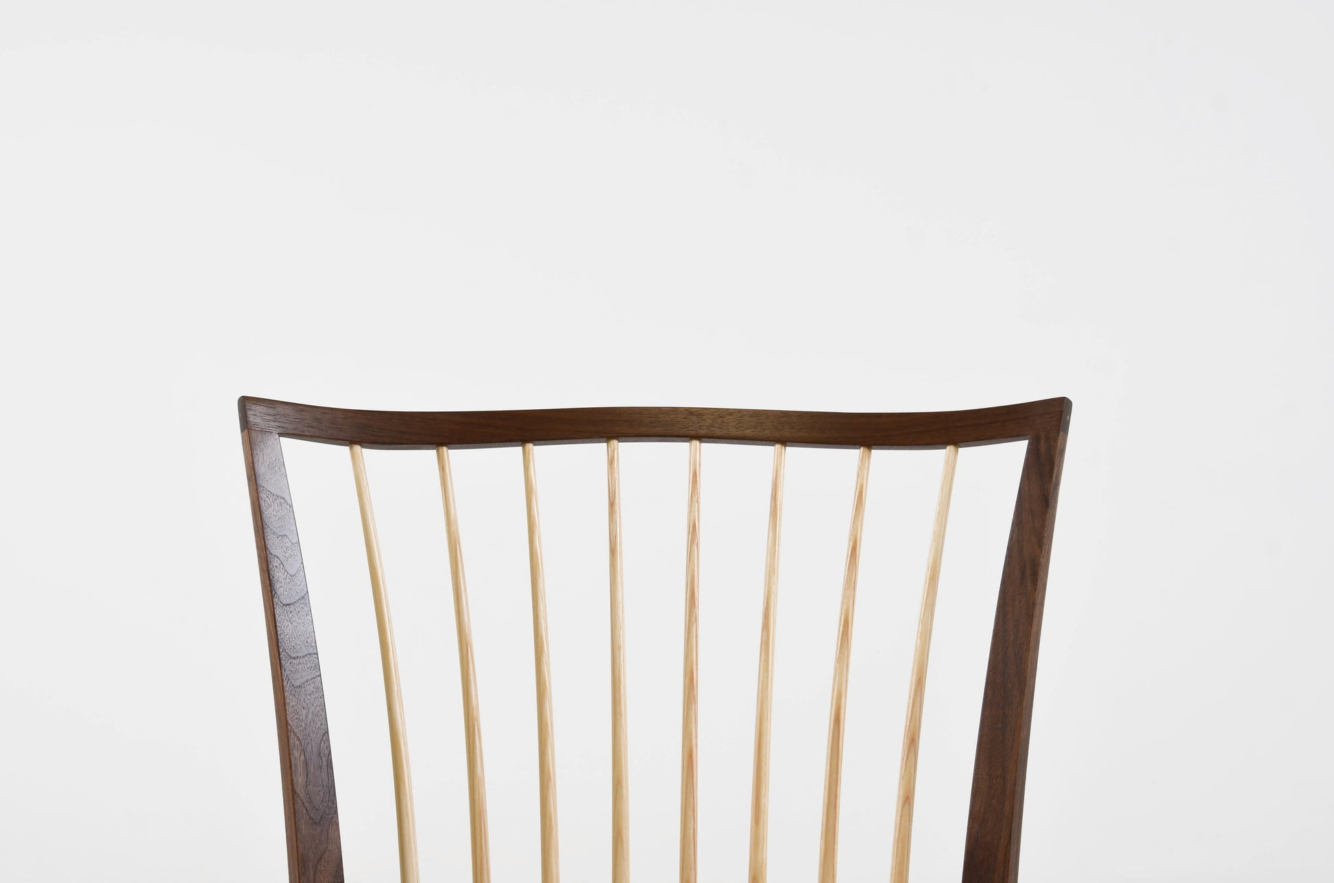 Wooden chair with a white background
