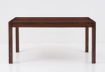 Wooden desk on a white background