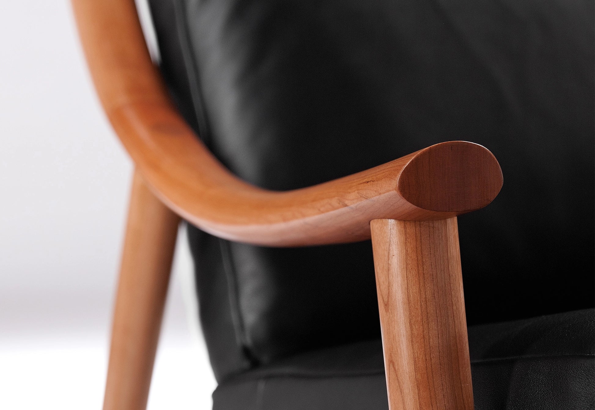 Detail of wooden arm.