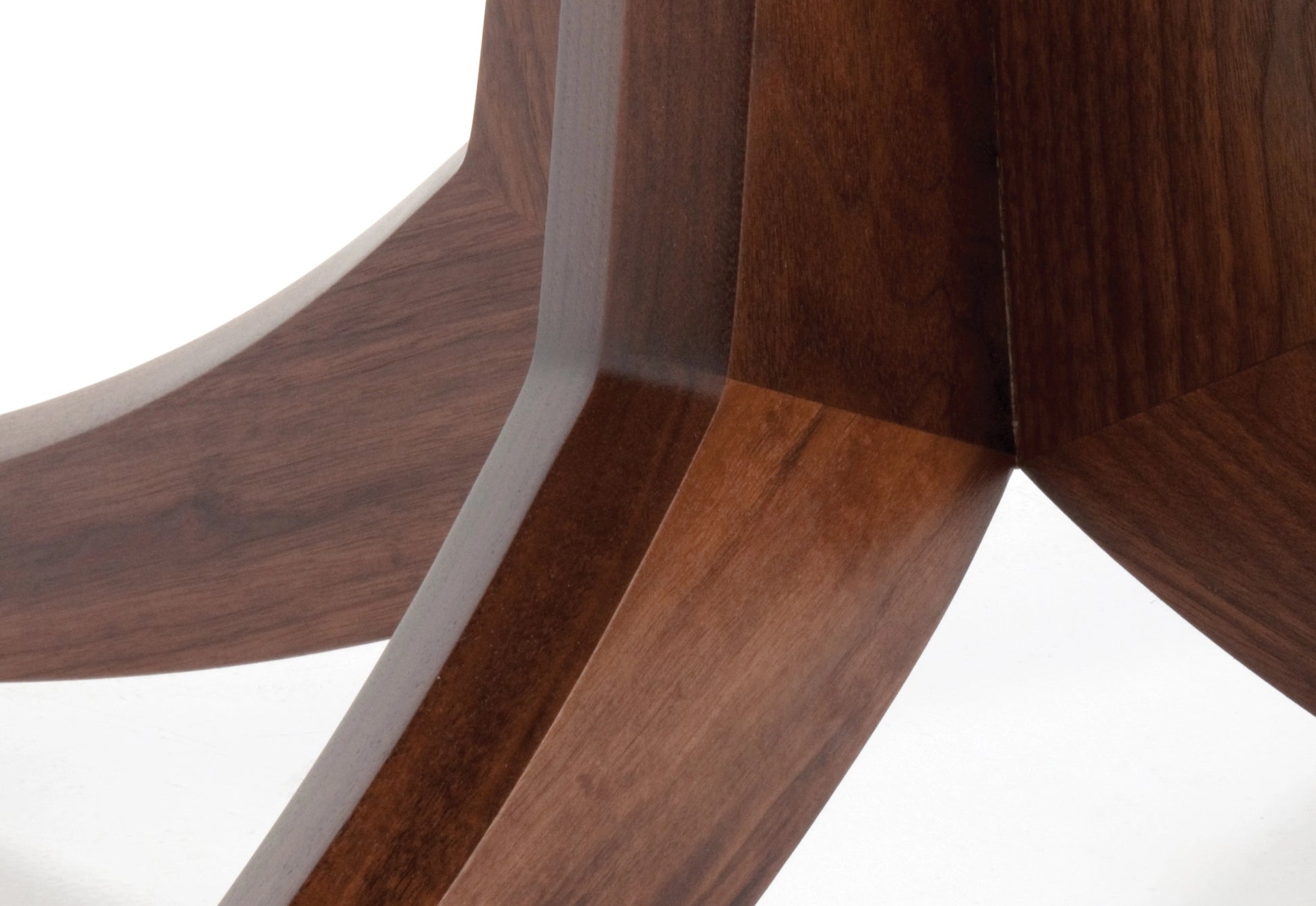 Close-up of a wooden chair with a white background