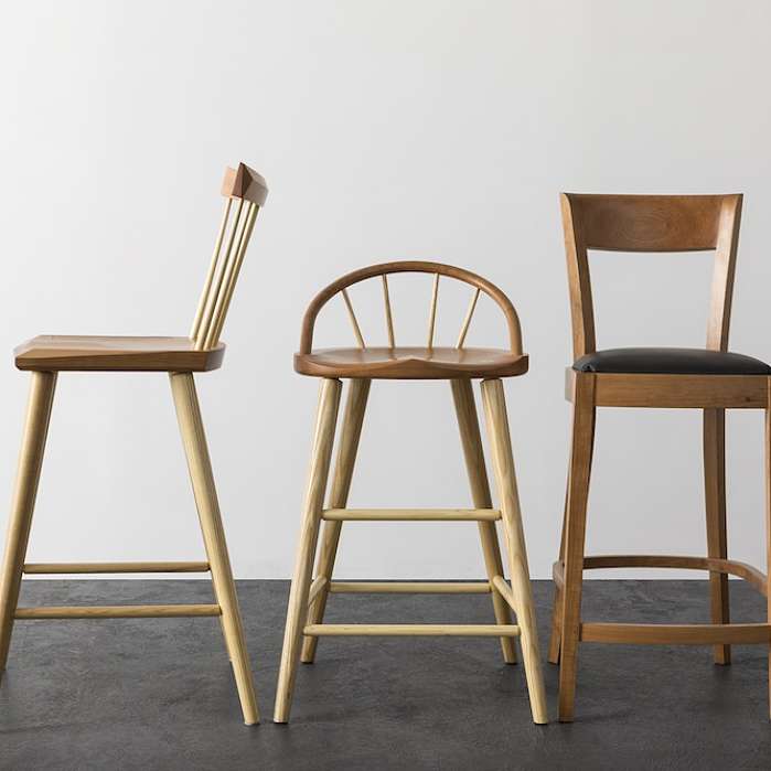 Custom Solid Wood Dining Room Furniture Thos Moser Stools 11