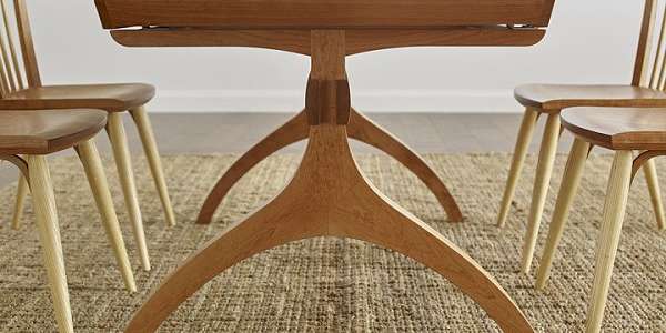Wishbone Table Detail