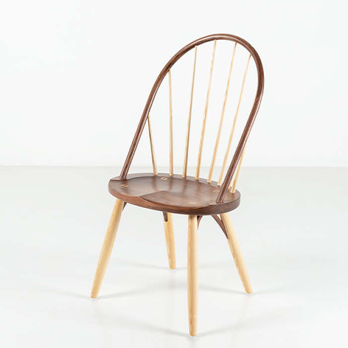 Bowback Chair in Walnut