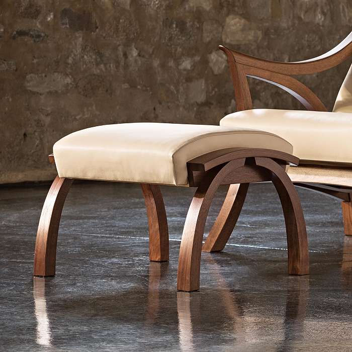 Thos Moser Lolling Chair with Ottoman, 37% Off
