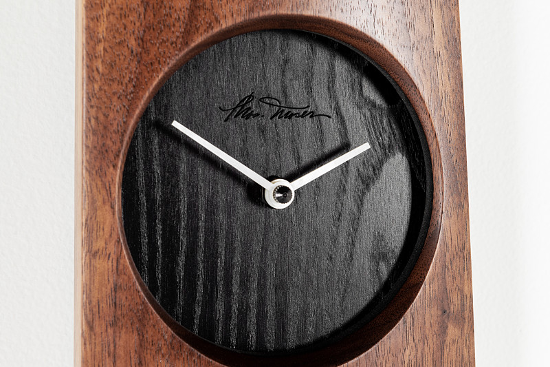 Omni Clock in Walnut