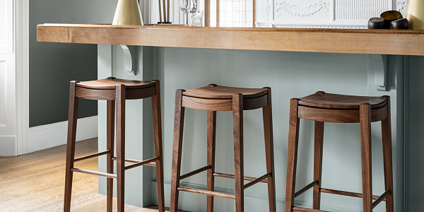 Island Stool in Walnut