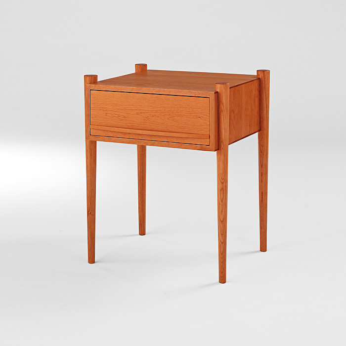 Ellipse Side Table in Cherry