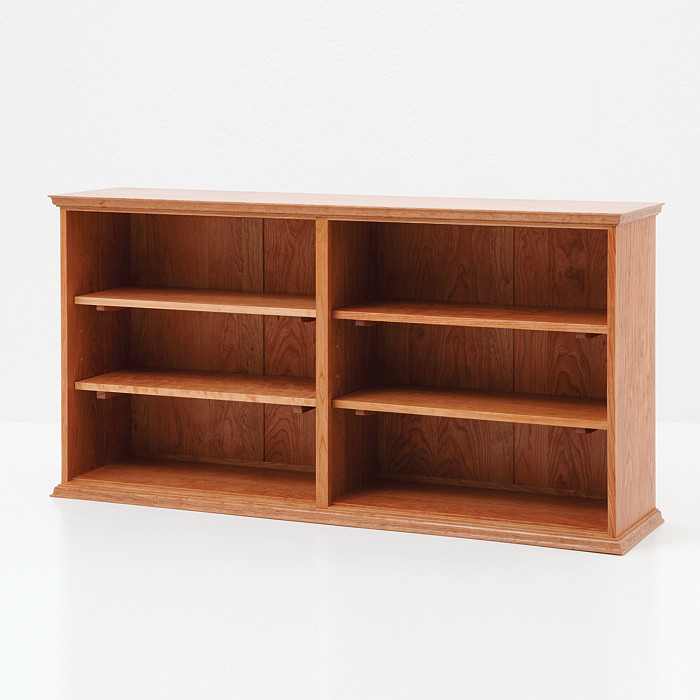 Long Bookshelf in Cherry