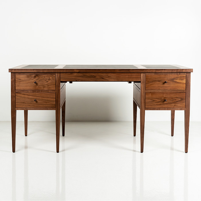 Eight Leg Writing Desk in Walnut