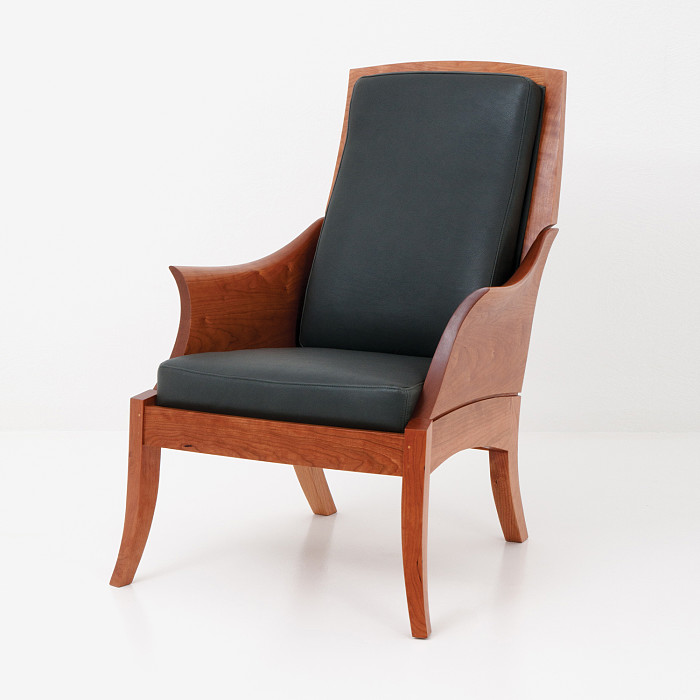 Wing Chair in Cherry