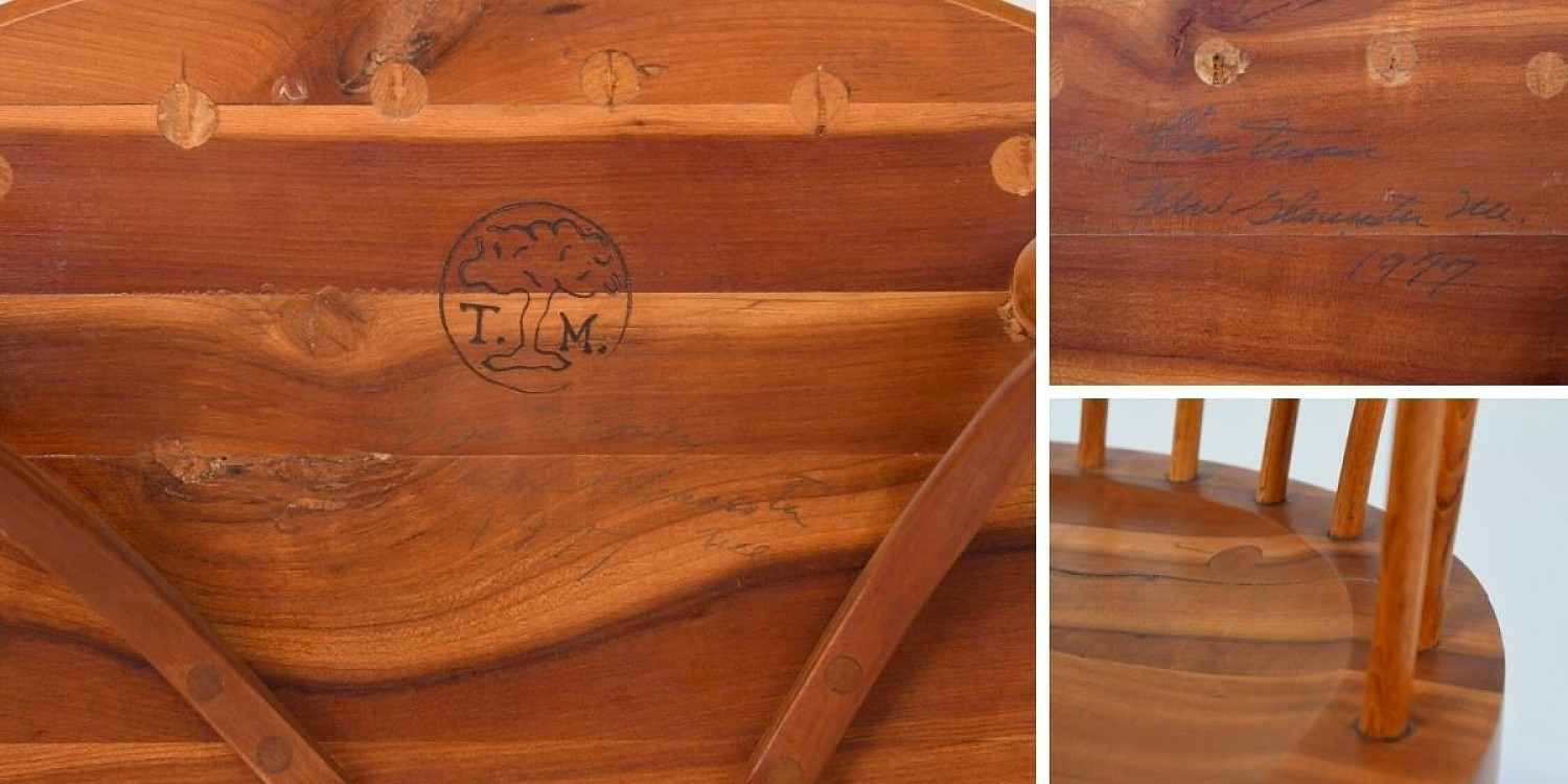 Details of 1977 Continuous Arm Chair