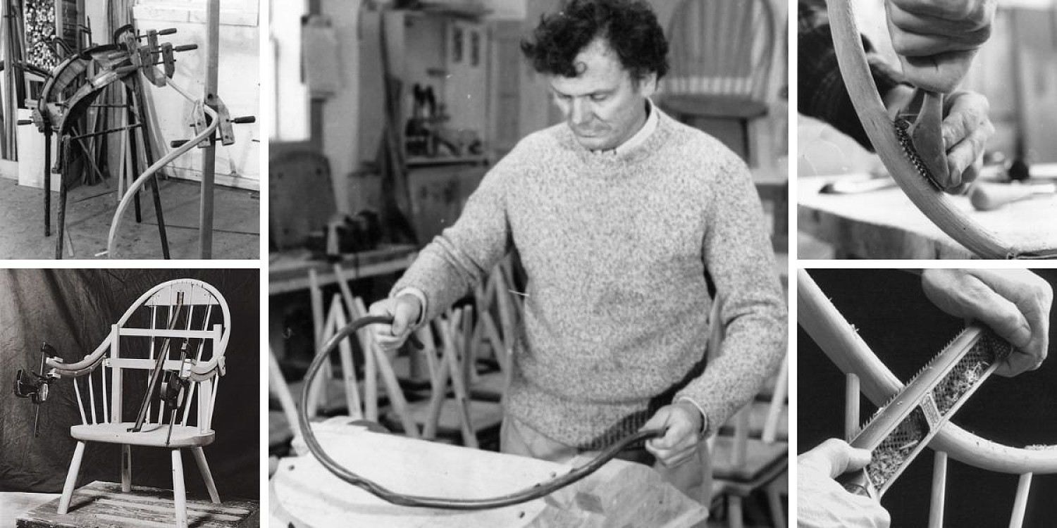 Tom Moser creating the arm of the continuous arm