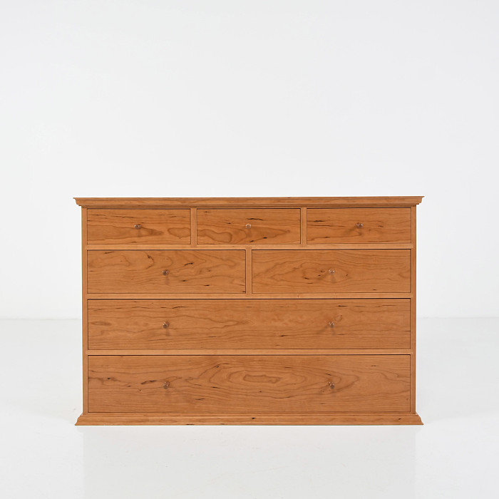 Seven Drawer Side Chest front