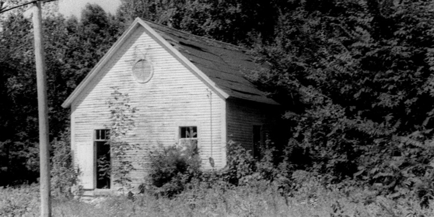 The Vestry before it was moved from the lot