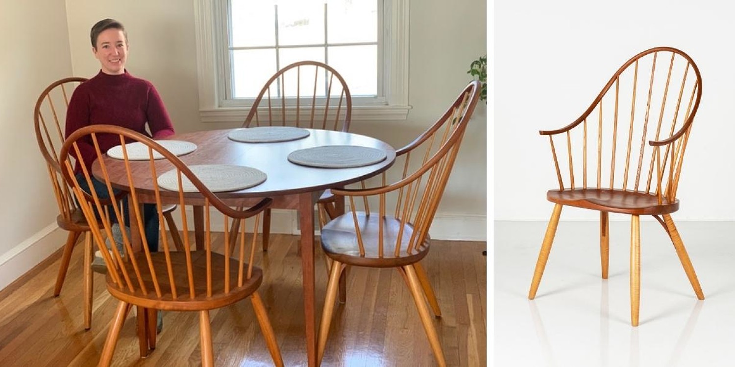 person sitting at dining table