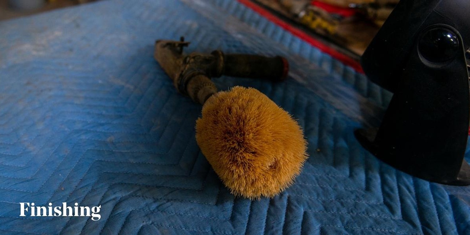 buffing bristle brush