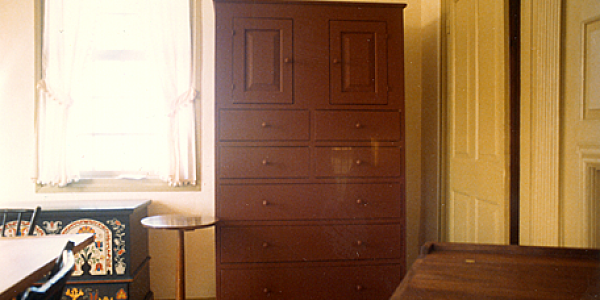 The first Dr. White's chest painted red