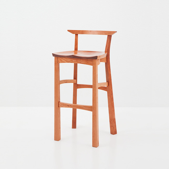 Edo Stool in Cherry