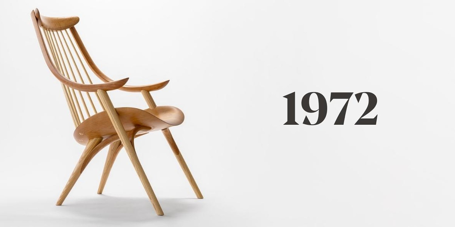 1972 chair in cherry